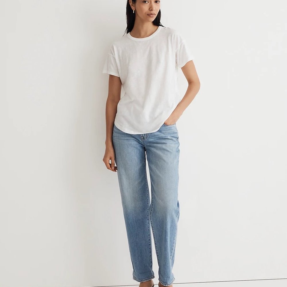 Madewell White Crew Neck